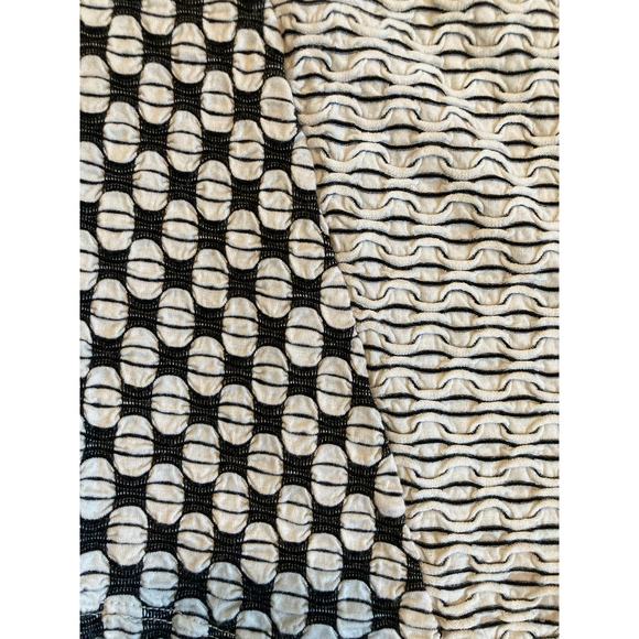 Tianello Ashton Tunic Top XL Knit Jersey White Black Boho Beach Steve Barraza - Picture 2 of 16